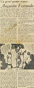 AUGUSTIN FERRANDO 1880-1957 (10) Le Figaro 26 novembre 1949